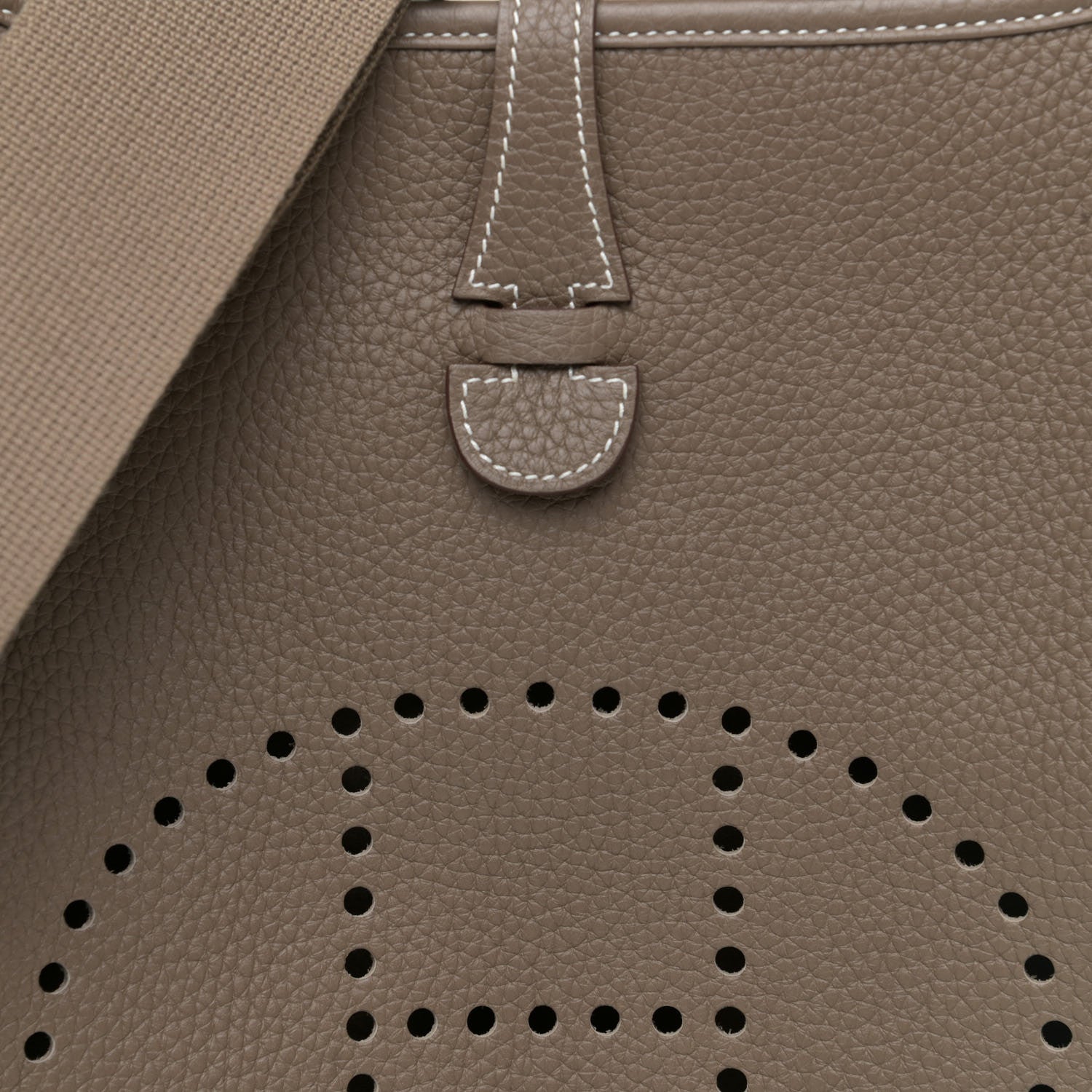 Hermes Taurillon Clemence Evelyne III PM Etoupe 8 of 10