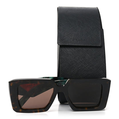 Prada Acetate Symbole Sunglasses SPR 23Y Red Tortoise 7 of 7