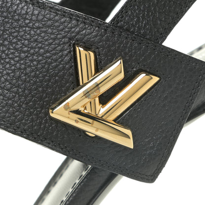 Louis Vuitton Grained Calfskin Horizon Platform Sandals 40 Black 11 of 18