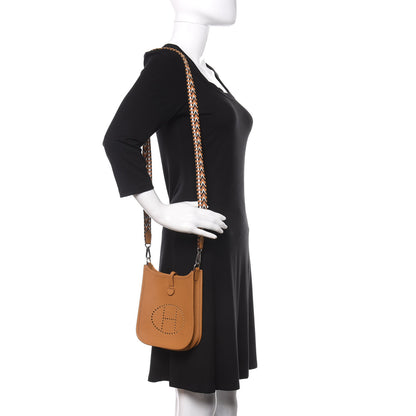 Hermes Taurillon Clemence Allegro Evelyne TPM Sesame 2 of 13