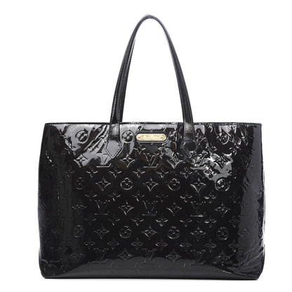 Louis Vuitton Vernis Wilshire MM Blue Infini 1 of 11