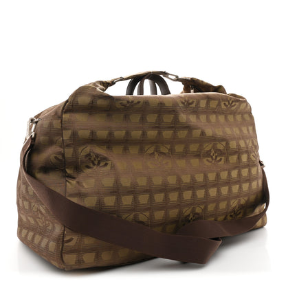 Chanel Nylon Travel Duffle Brown 2 of 11