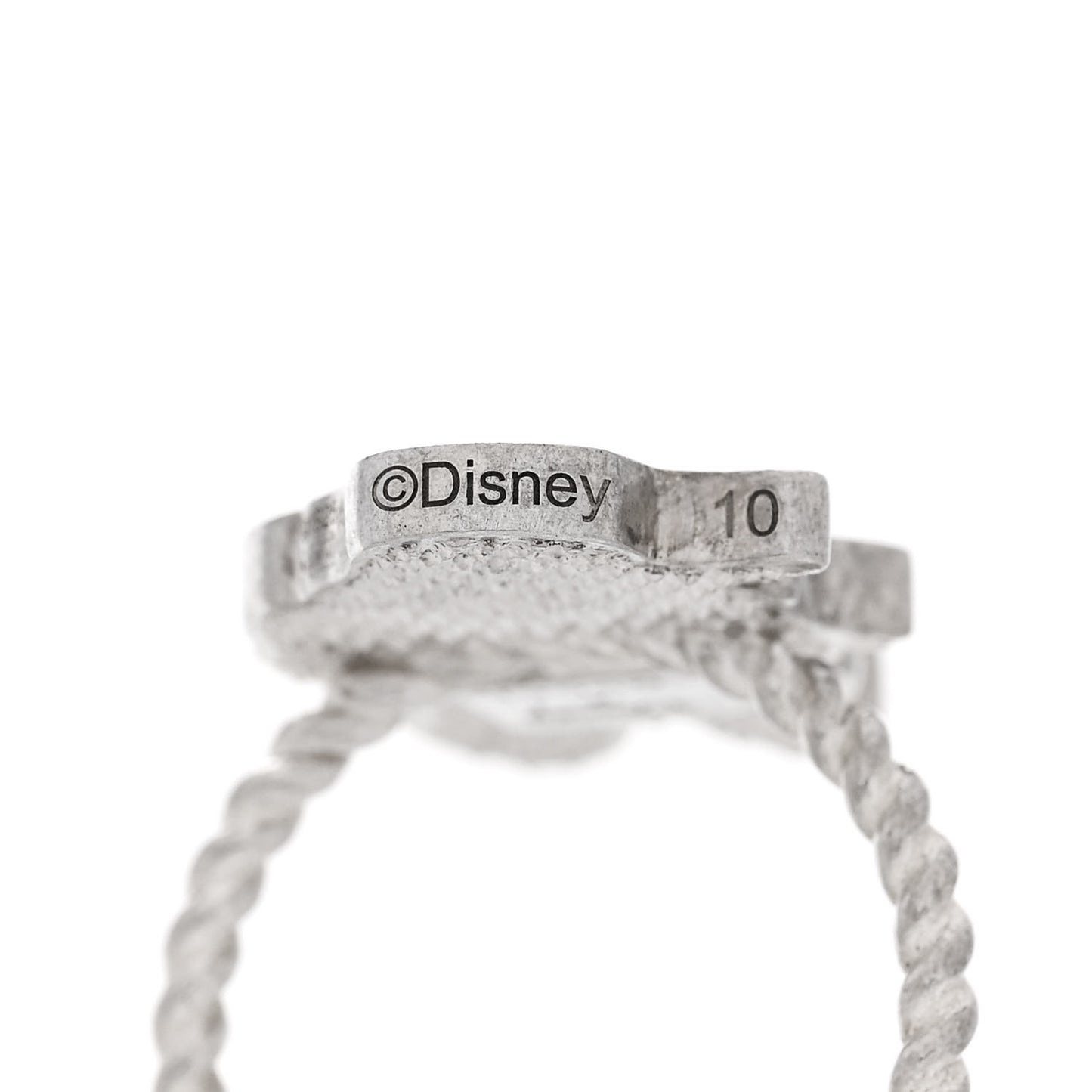 X Disney Sterling Silver Enamel Daisy Duck Ring 50 5.25