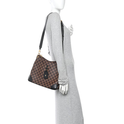 Louis Vuitton Damier Ebene Odeon MM Black 2 of 10