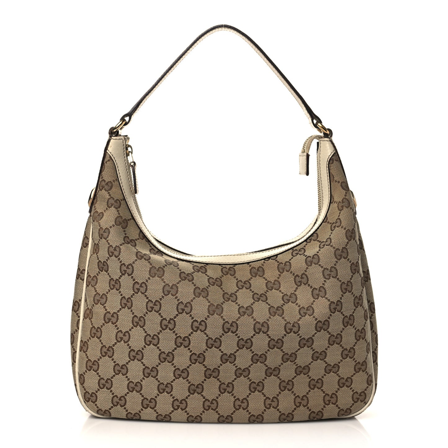 GG Monogram Medium Charmy Hobo Off White