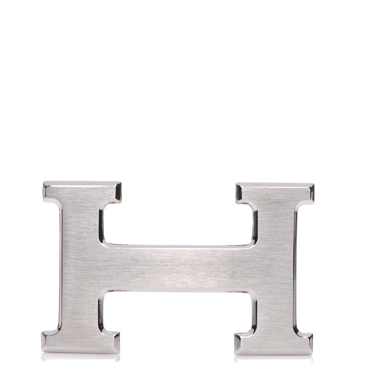 Brushed Palladium 32mm H Belt Buckle