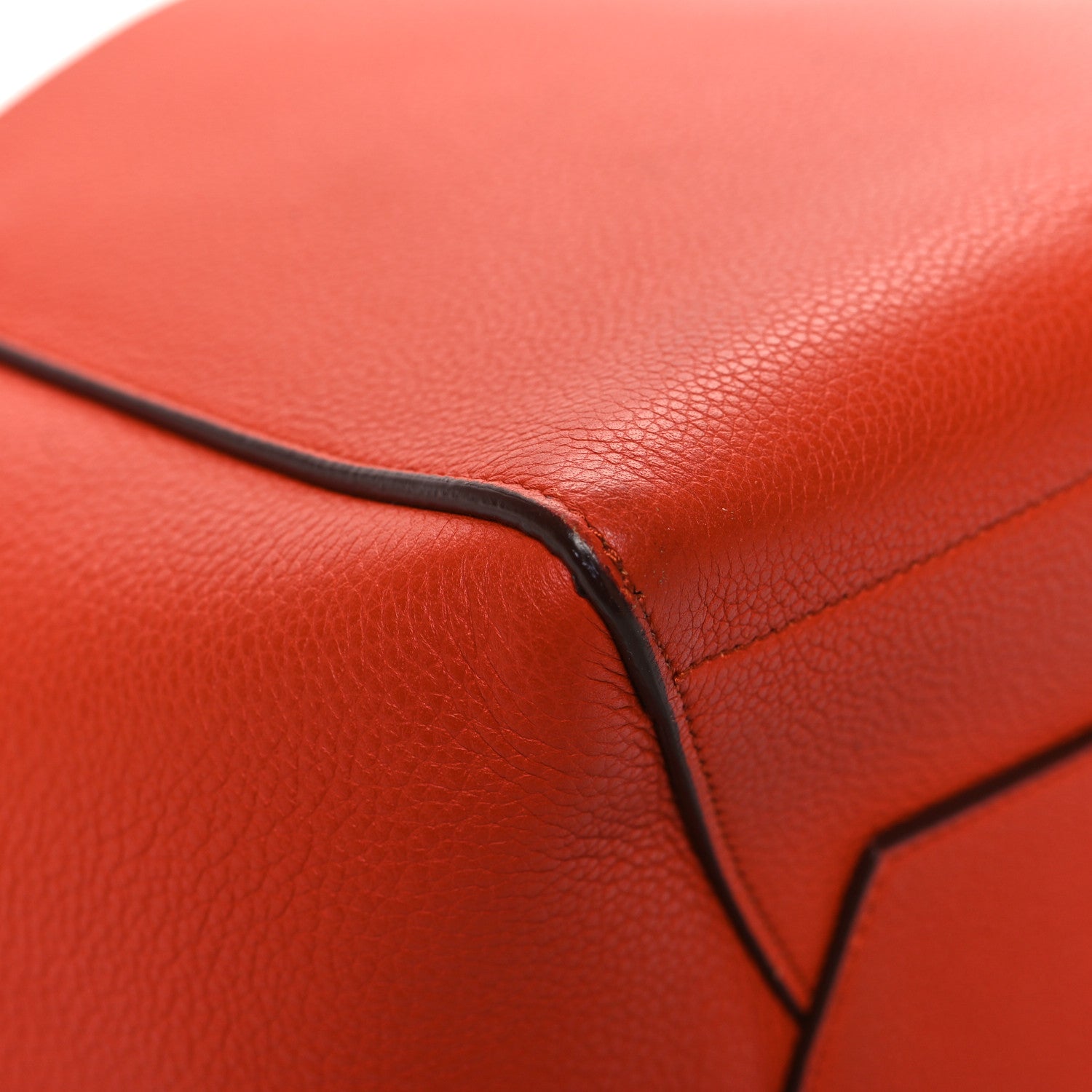 Celine Soft Grained Calfskin Sangle Bucket Bag Cinnamon 11 of 14