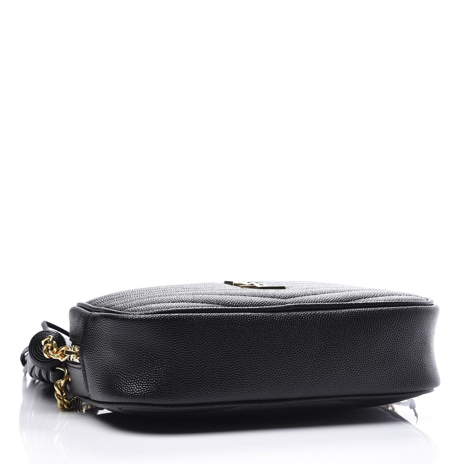 Saint Laurent Grain De Poudre Matelasse Monogram Mini Lou Camera Bag Black 3 of 10