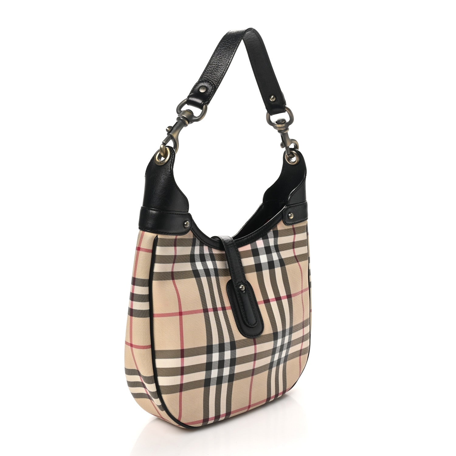 Burberry House Check Hobo Black 3 of 9