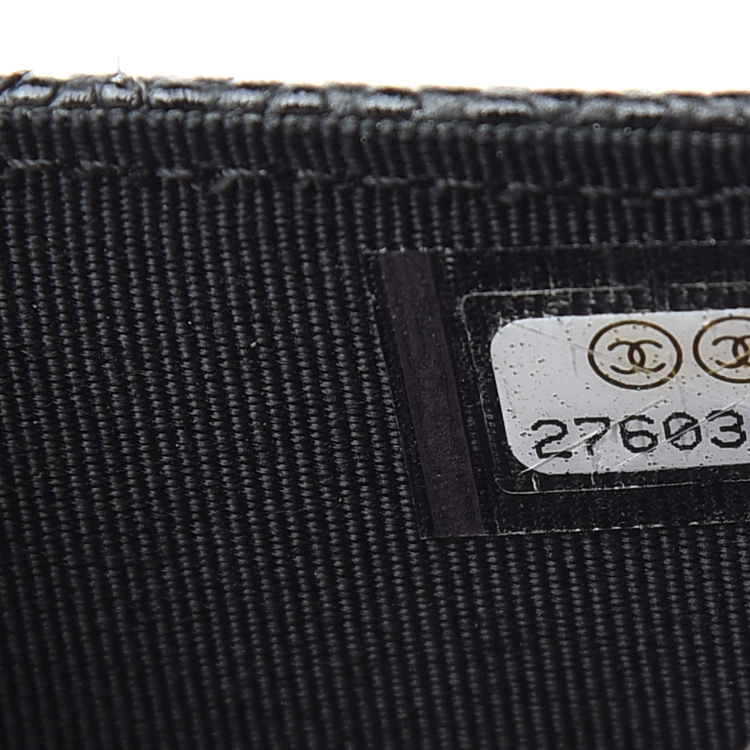 Chanel Caviar Quilted Flap Card Holder Wallet Black 8 of 9
