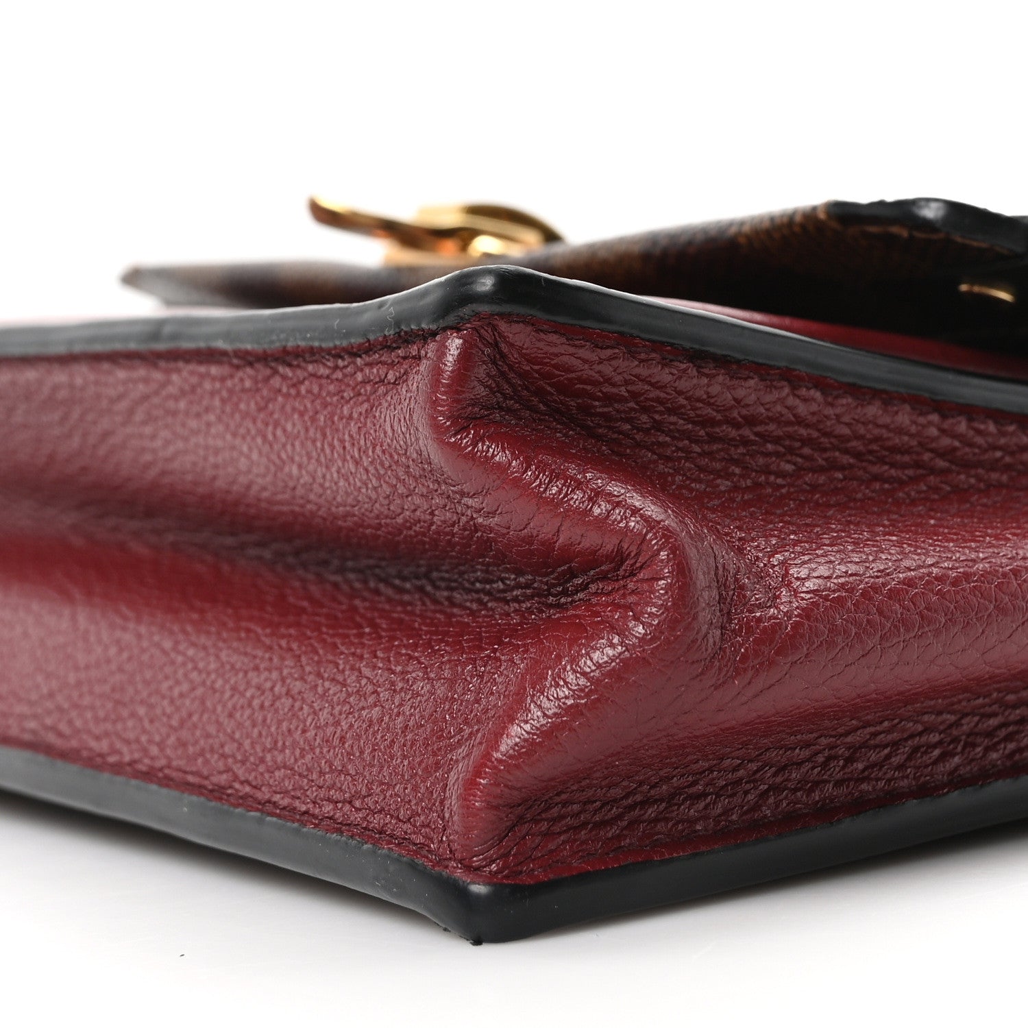 Louis Vuitton Damier Ebene Vavin Chain Wallet Red 9 of 9