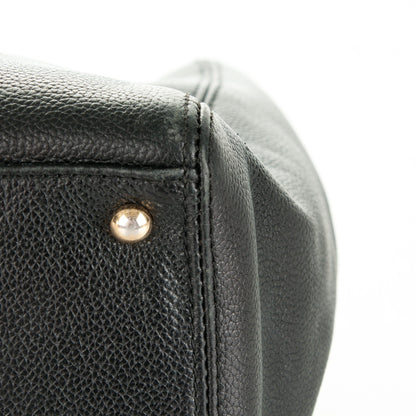 Chanel Calfskin Cerf Executive Shopper Tote Black 11 of 18