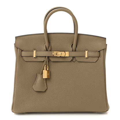 Hermes Togo Birkin 25 Beige Marfa 1 of 21