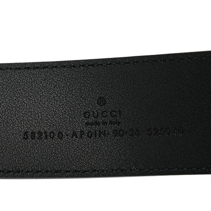 Gucci Calfskin Crystal Double G 40mm Belt 90 36 Black 5 of 9
