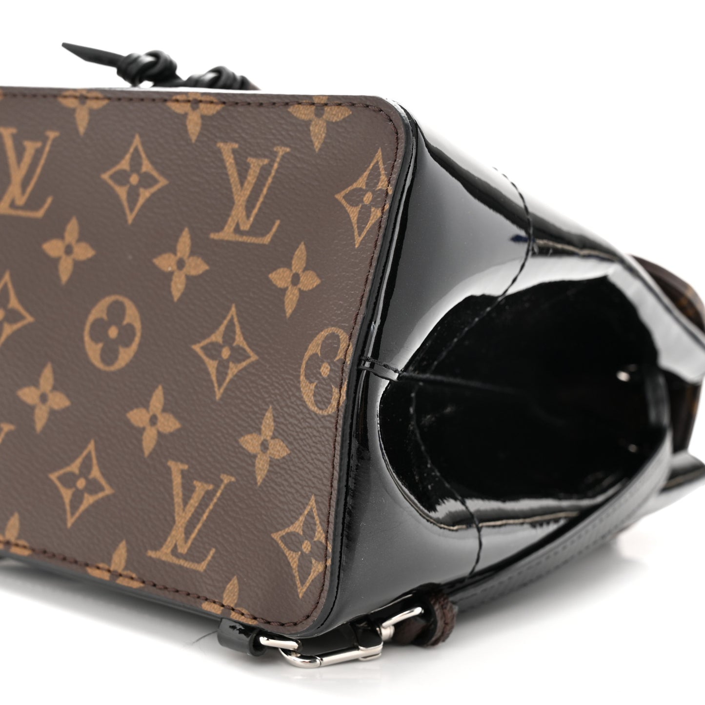 Patent Monogram Hot Springs Backpack Black