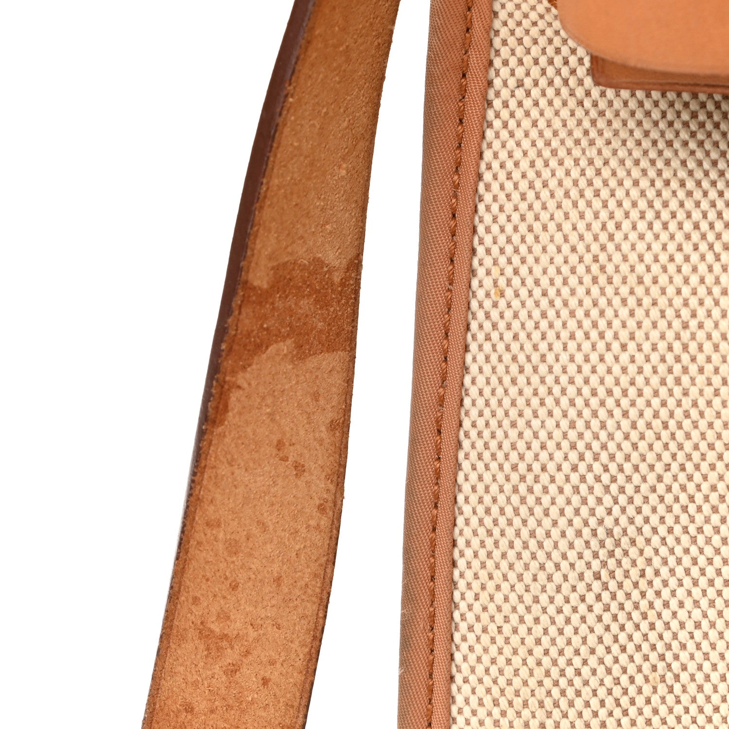 Hermes Vache Hunter Toile H Herbag Zip 31 PM Natural 17 of 17