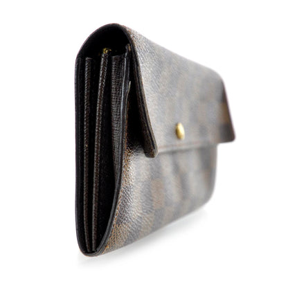 Louis Vuitton Damier Ebene Sarah Wallet 3 of 12