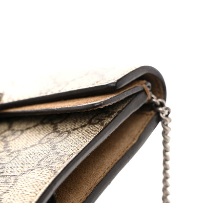 Gucci GG Supreme Monogram Super Mini Dionysus Shoulder Bag Taupe 10 of 12