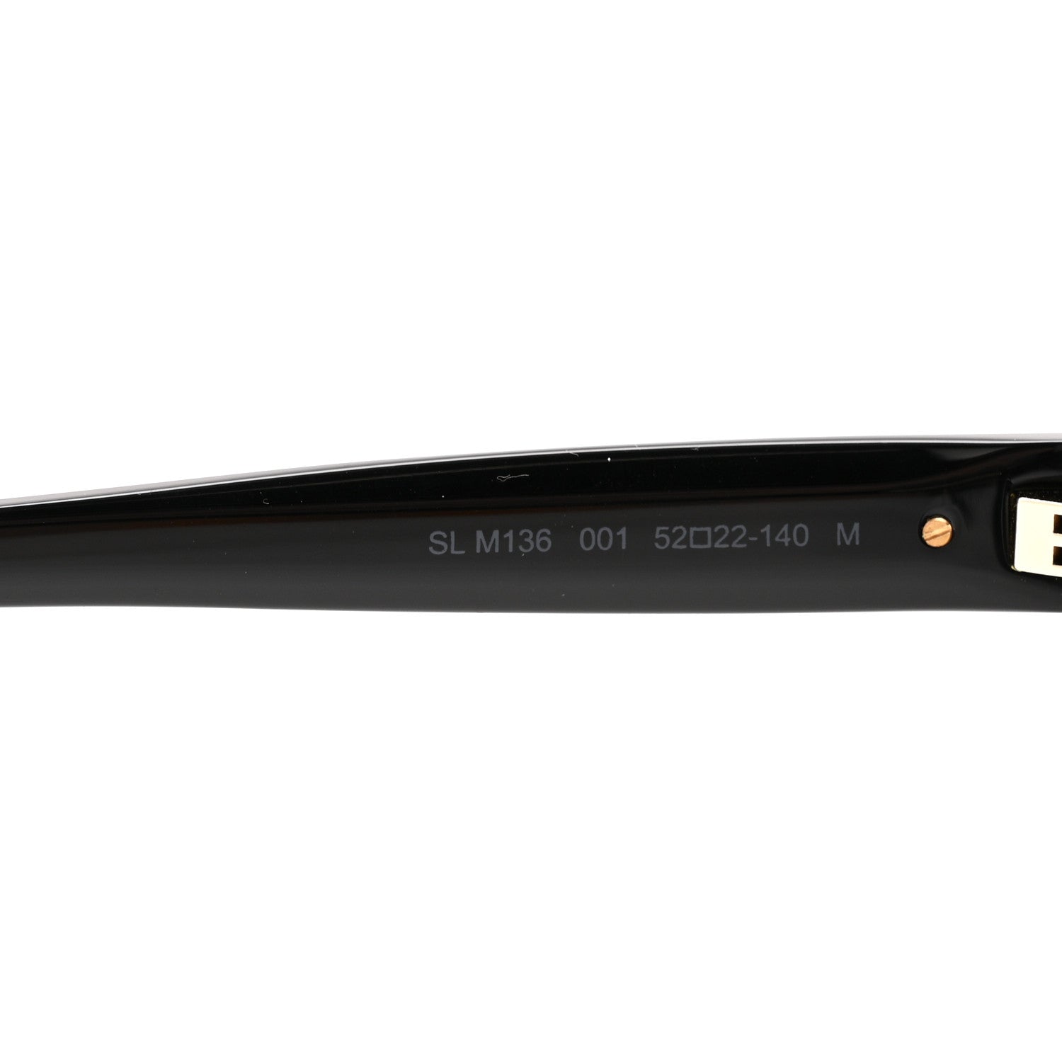 Saint Laurent Acetate Sunglasses SL M136 Black 6 of 7