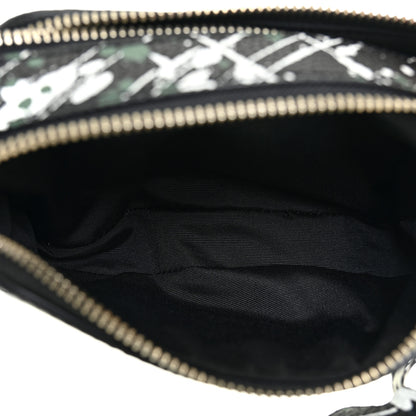 Marc Jacobs Calfskin Paint Splatter Small Snapshot Camera Bag Black Multi 4 of 9