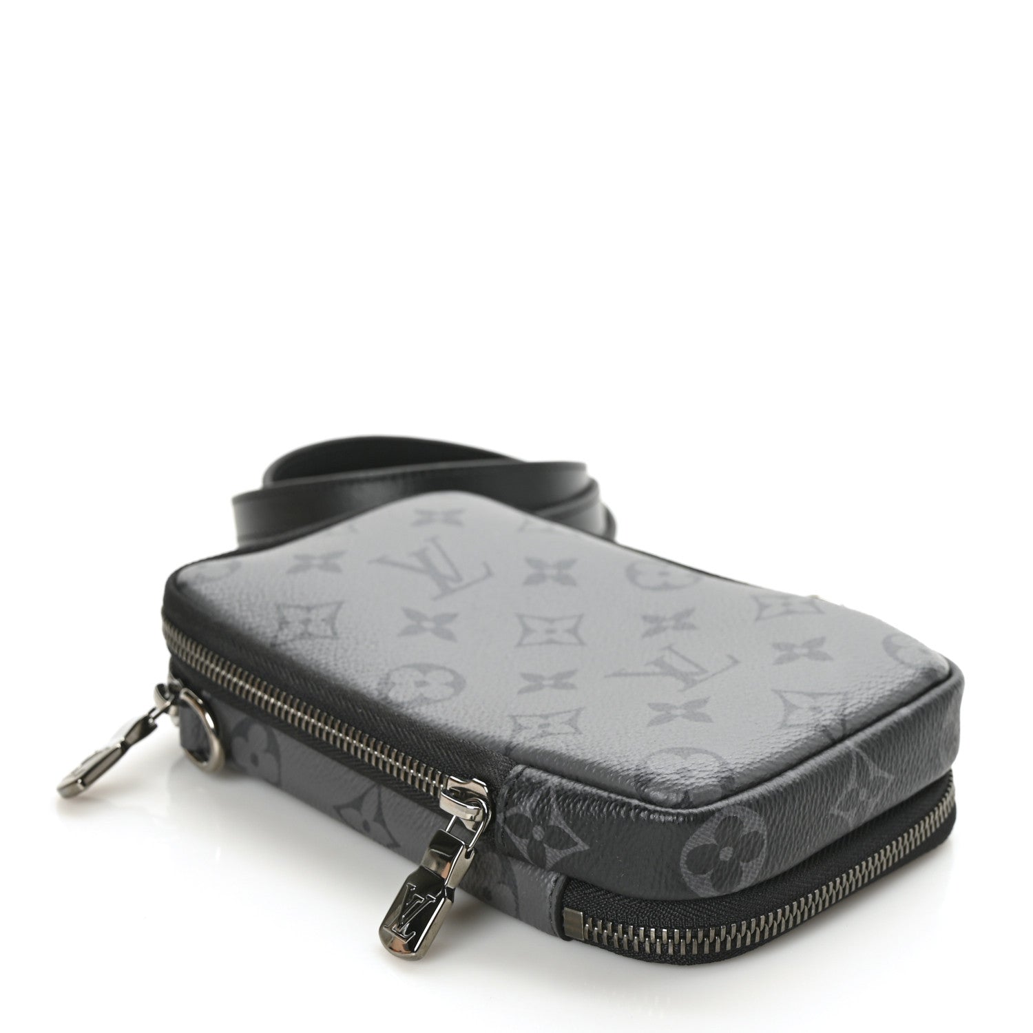 Louis Vuitton Monogram Eclipse Reverse Double Phone Pouch 4 of 8