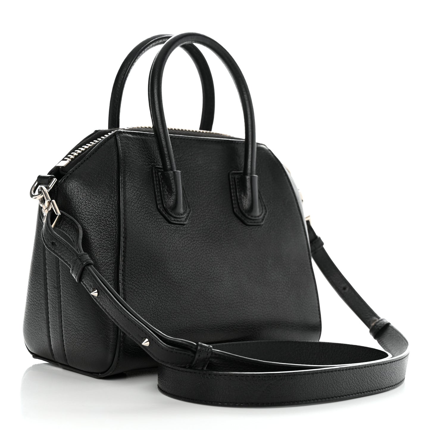 Sugar Goatskin Mini Antigona Black