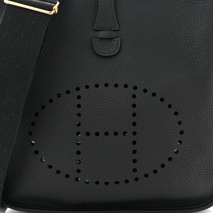 Hermes Taurillon Clemence Evelyne III PM Black 8 of 14