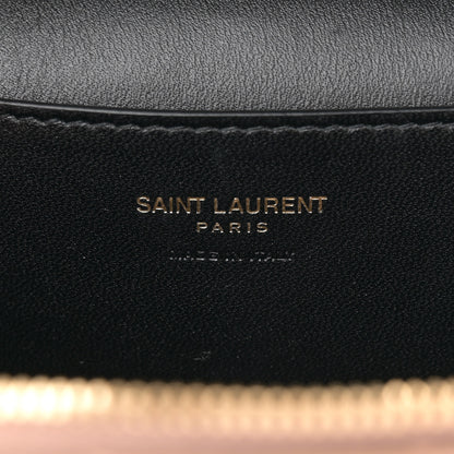 Saint Laurent Lambskin Quilted Mini Gaby Vanity Case Dark Toffee 6 of 14