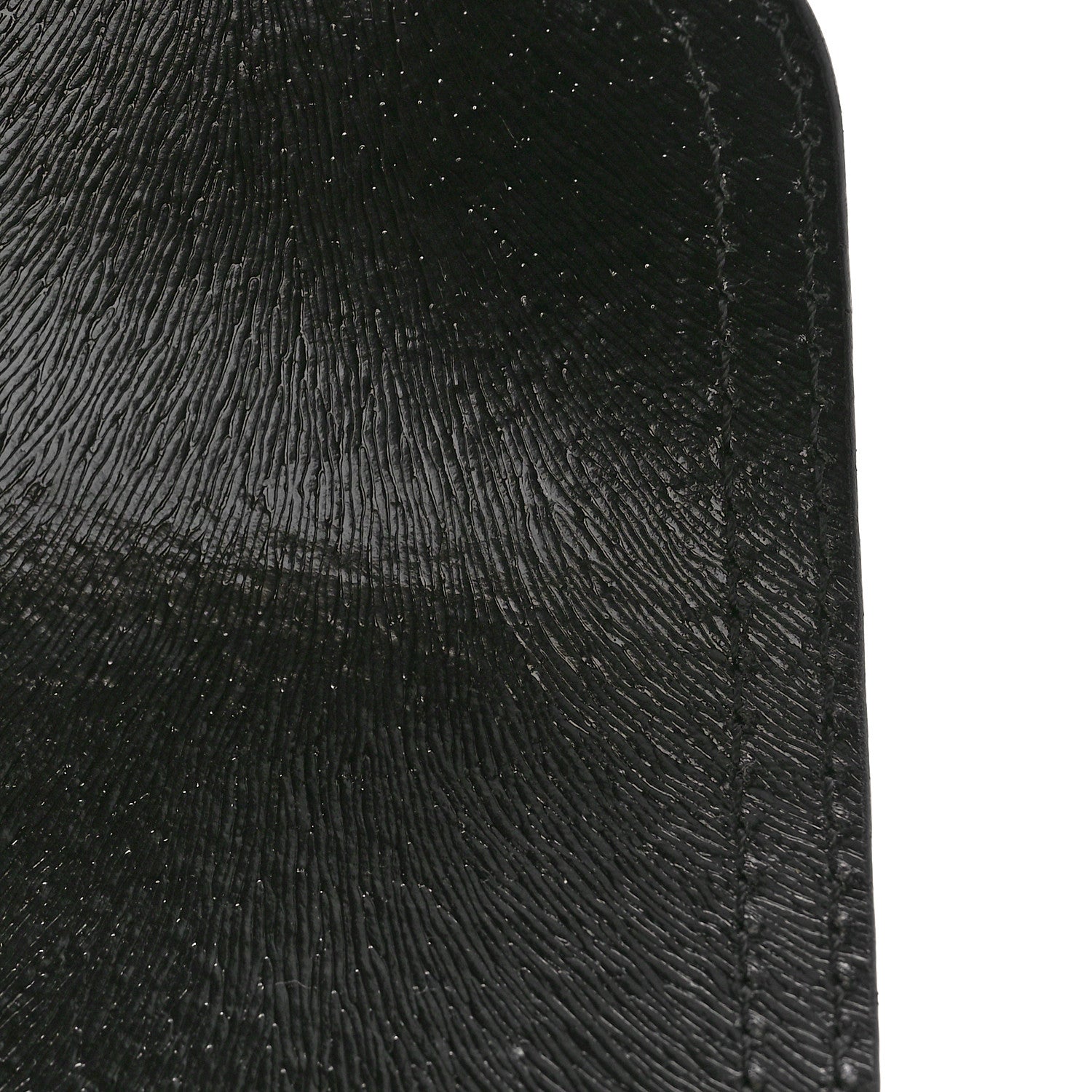 Fendi Patent Stamp Calfskin Shadow Shoulder Bag Black 11 of 11