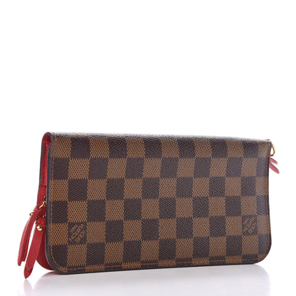 Louis Vuitton Damier Ebene Insolite Wallet Red 3 of 8