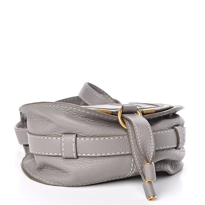 Chloe Calfskin Mini Marcie Round Crossbody Bag Cashmere Grey 4 of 10