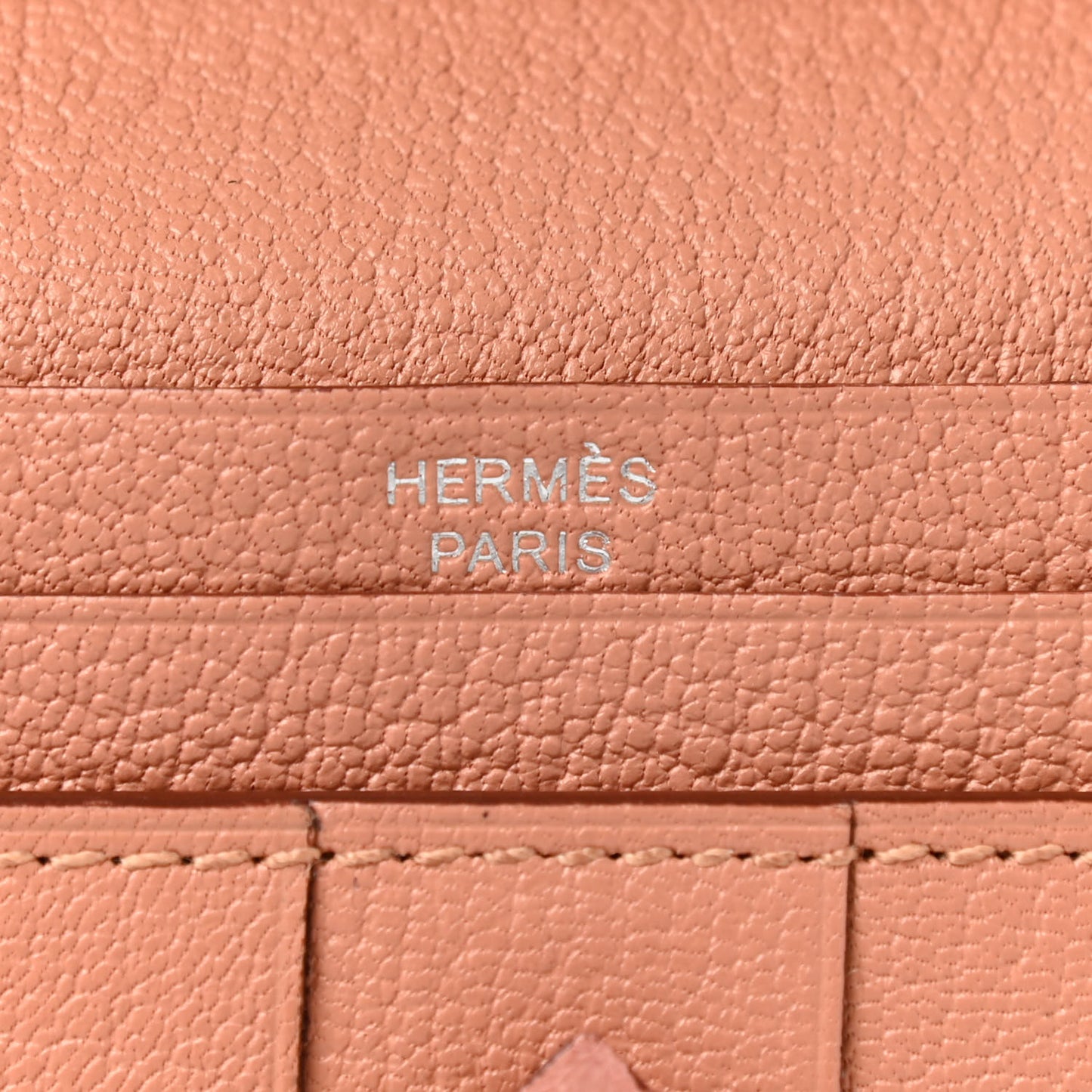 Ostrich Bearn Gusset Wallet Terre Cuite