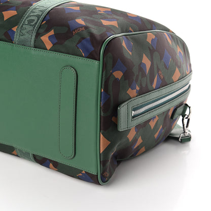 MCM Nylon Camo Dieter Munich Weekender Bag Green 8 of 8