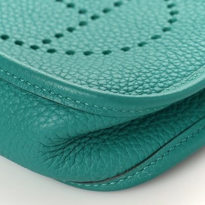 Hermes Taurillon Clemence Evelyne TPM Vert Verone 8 of 9