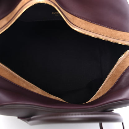 Burberry Smooth Calfskin Medium Cube Bowling Bag Mahogany 4 of 4