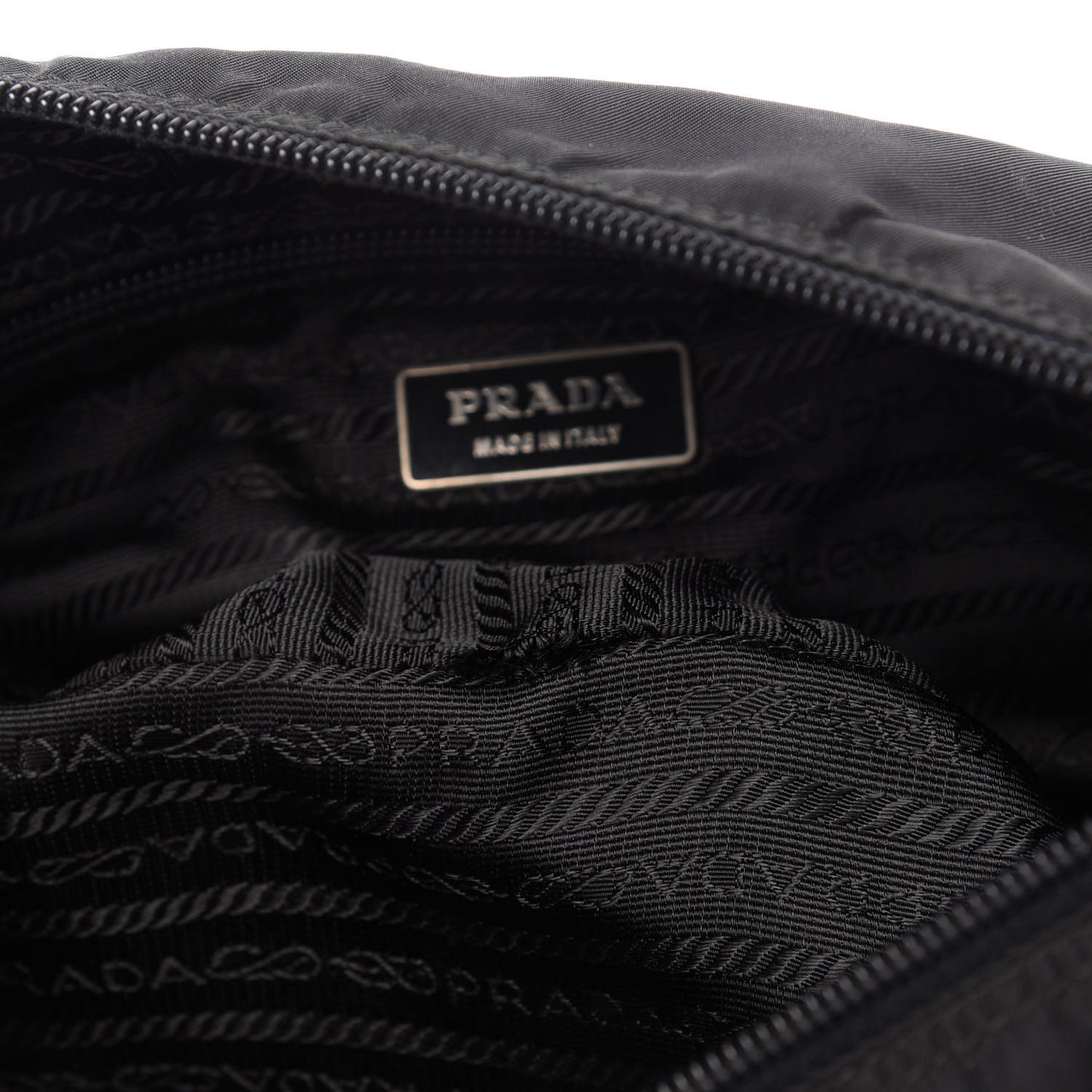 Tessuto Nylon Messenger Bag Black