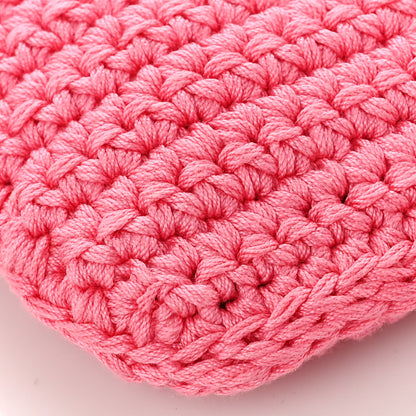 Fendi Fabric Crochet Baguette Phone Bag Rosa 7 of 8