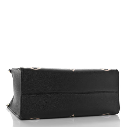 Louis Vuitton Empreinte Monogram Giant Onthego MM Black Beige 4 of 8