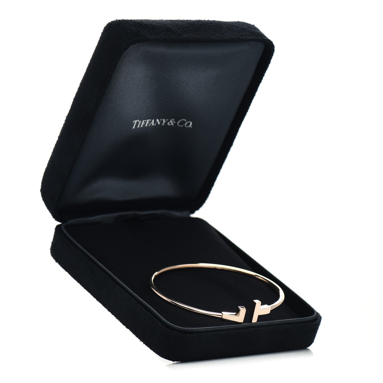Tiffany 18K Rose Gold T Wire Bracelet 4 of 4