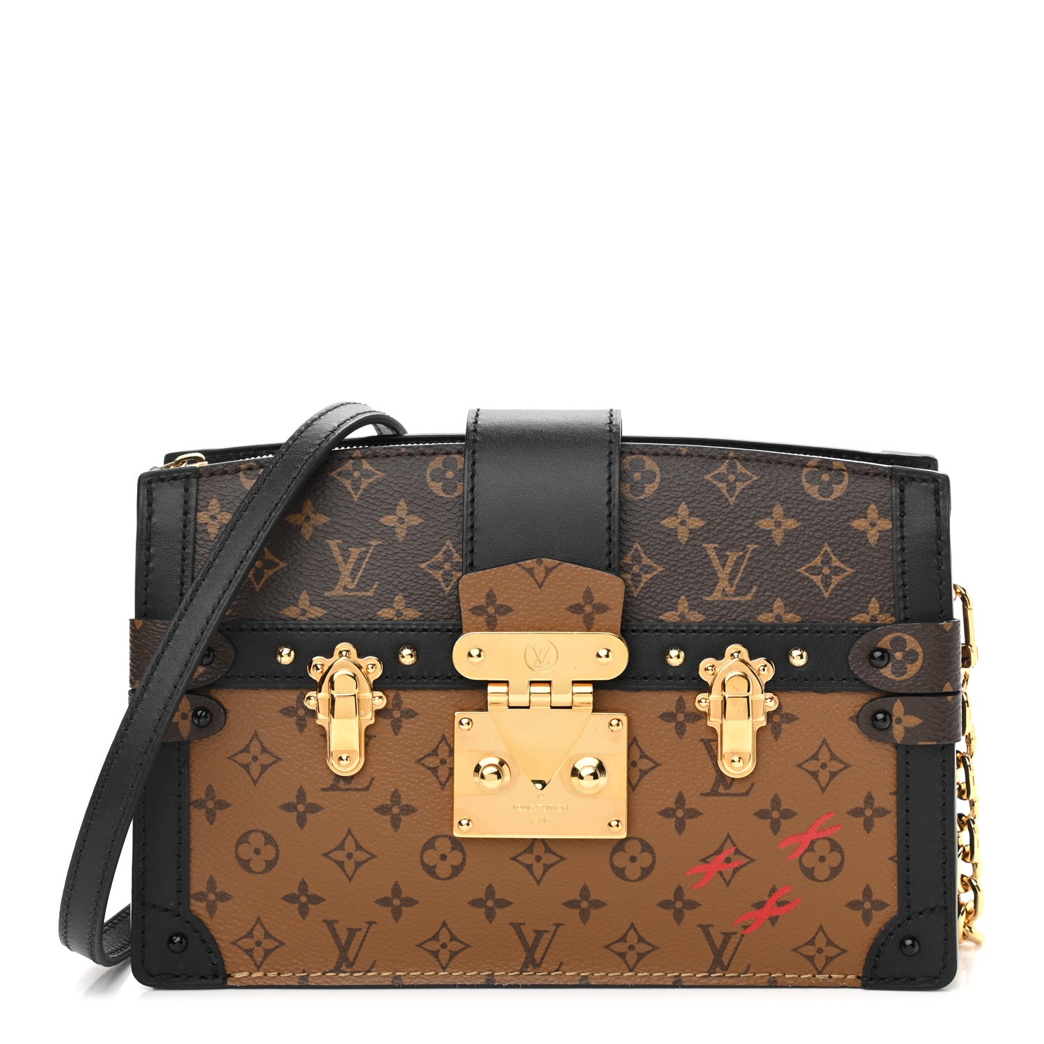 Louis Vuitton Reverse Monogram Trunk Clutch 1 of 9