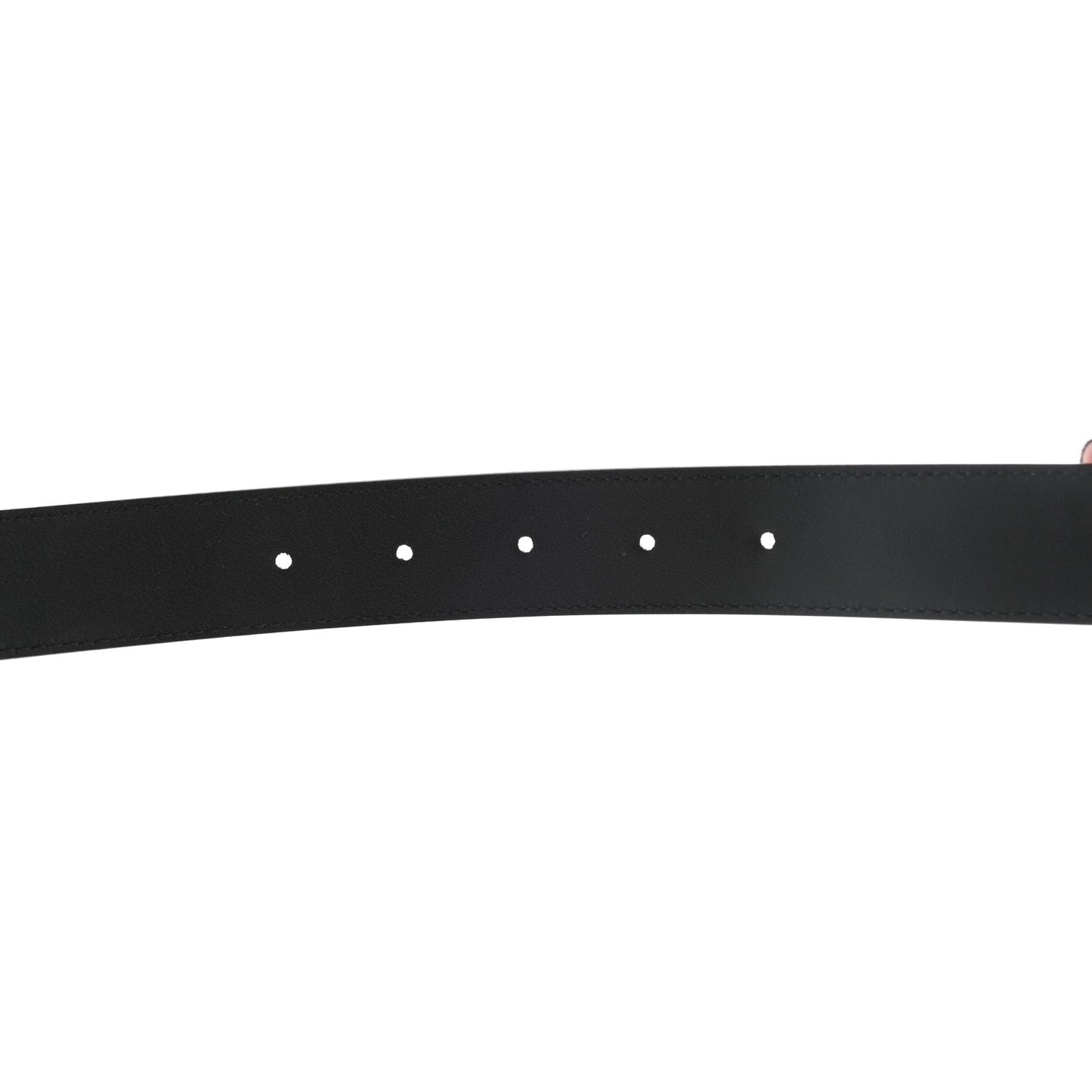 Moon Calfskin Double G 30mm Belt 110 44 Black