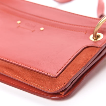 Chloe Calfskin Suede Mini Roy Bag Earthy Red 11 of 11