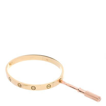 Cartier 18K Yellow Gold LOVE Bracelet 18 3 of 6