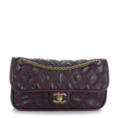 Chanel Calfskin Stitch Triptych Flap 1 of 8