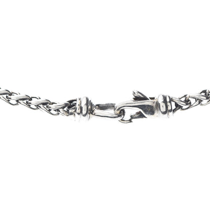 David Yurman Sterling Silver Pearl Quatrefoil Drop Necklace 6 of 7