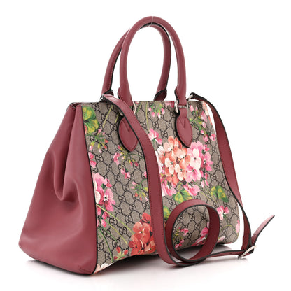 Gucci Soft GG Supreme Monogram Blooms Top Handle Bag Beige Multicolor Dry Rose 3 of 10