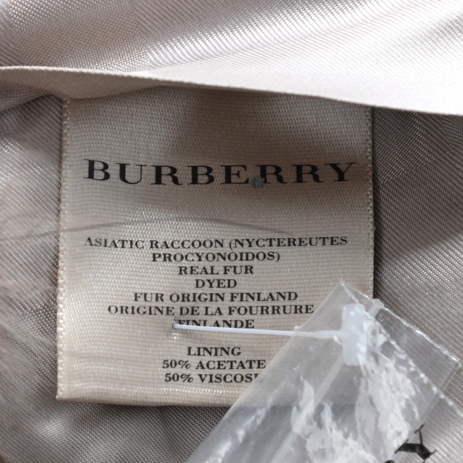 Burberry Raccoon Fur Stole Brown 3 of 4