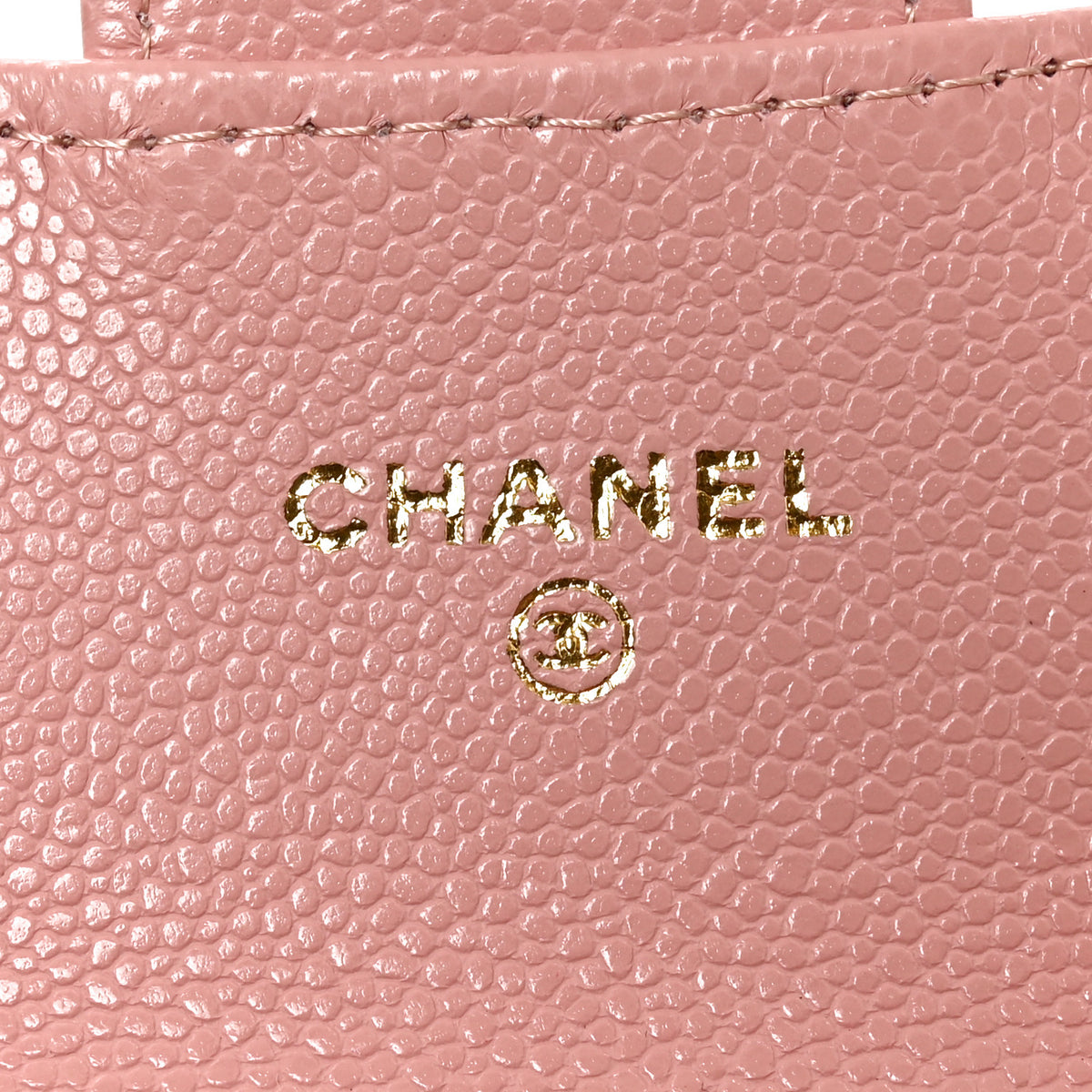Chanel Caviar Quilted Flap Card Holder Wallet Light Pink 6 of 8