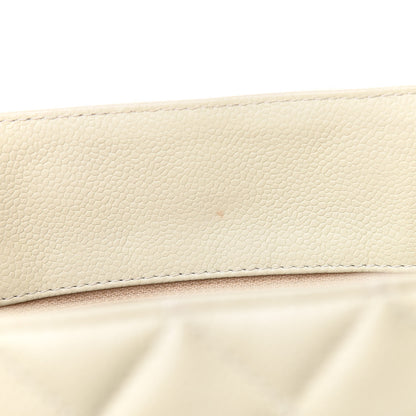Chanel Caviar Quilted Grand Shopping Tote GST Ecru 6 of 15