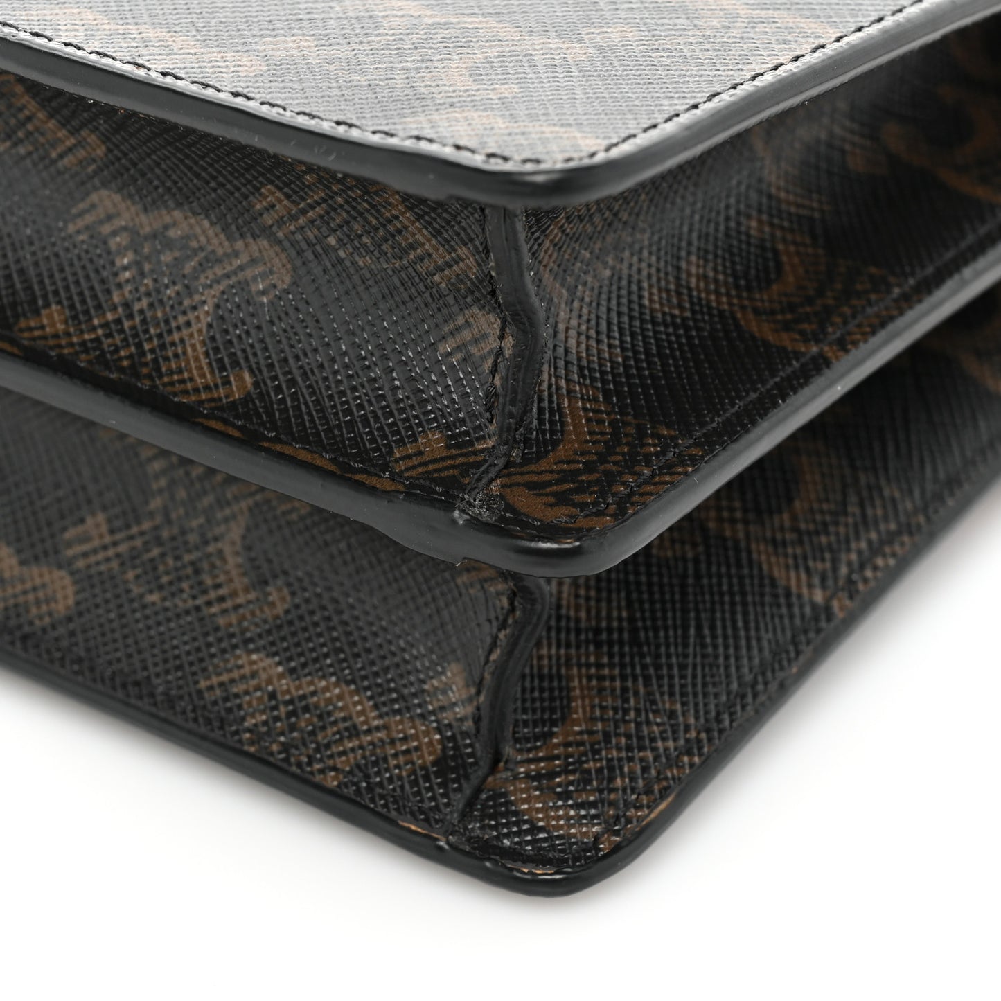 Triomphe Canvas Lambskin Wallet On Strap Tan